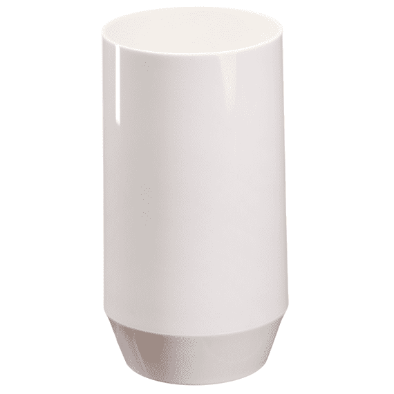 Tora Virtually Unbreakable Plastic Highball Tumbler White 445ml