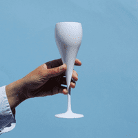 Tulip  Virtually Unbreakable White Prosecco Glass  150ml
