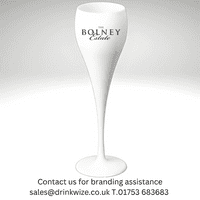 Tulip  Virtually Unbreakable White Prosecco Glass  150ml