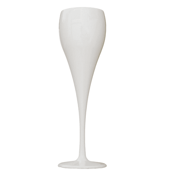 Tulip  Virtually Unbreakable White Prosecco Glass  150ml
