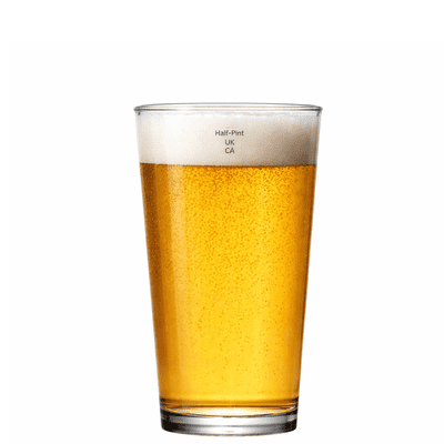 Unbreakable Polycarbonate Plastic Stackable Event/Festival Half Pint-to-line  CE 340ml / 12oz