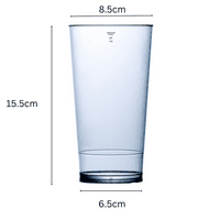 Unbreakable Polycarbonate Plastic Stackable Event/Festival Pint