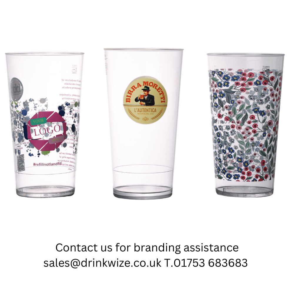 Unbreakable Polycarbonate Plastic Stackable Event/Festival Pint
