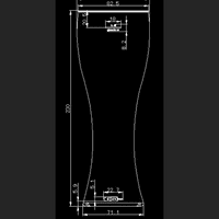 Unbreakable Polycarbonate Plastic Weizen Beer Pint Glass 568ml