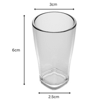 Unbreakable Reusable Plastic UKCA Shot Single Measure 25ml-to-brim (Box of 300)