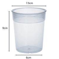Unbreakable Stackable Plastic Tumblers Multi-coloured 275ml pack of 6