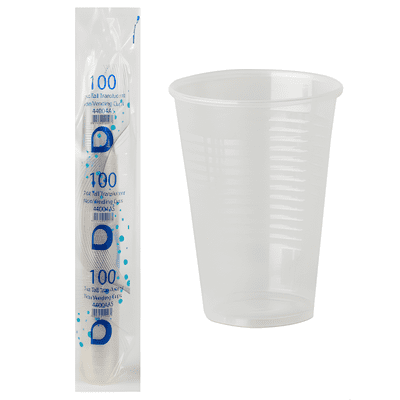 Value Cold Drink Plastic Cup Clear 7oz /200ml (Pack 100)