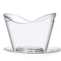 Virtually Unbreakable Ice Bucket with LED light-up base (4 bottles)