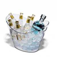 Virtually Unbreakable Ice Bucket with LED light-up base (4 bottles)