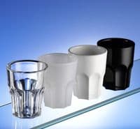 Virtually Unbreakable Plastic Shot Glasses 50ml- White