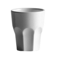 Virtually Unbreakable Plastic Shot Glasses 50ml- White