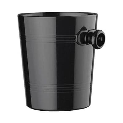 Virtually Unbreakable Traditional Ice Bucket Jet Black