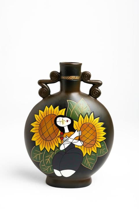 Big vase with Sunflowers