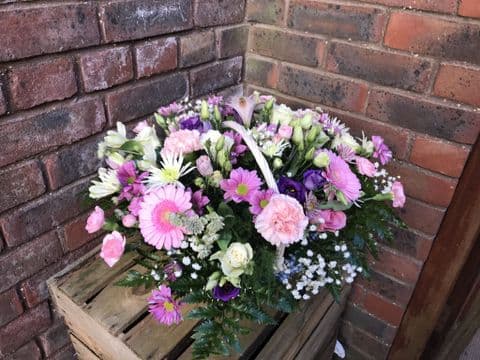 Elegant flower basket