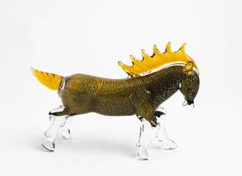 Glass horse