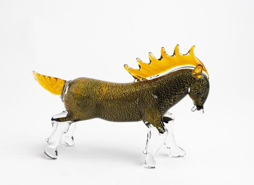 Glass horse