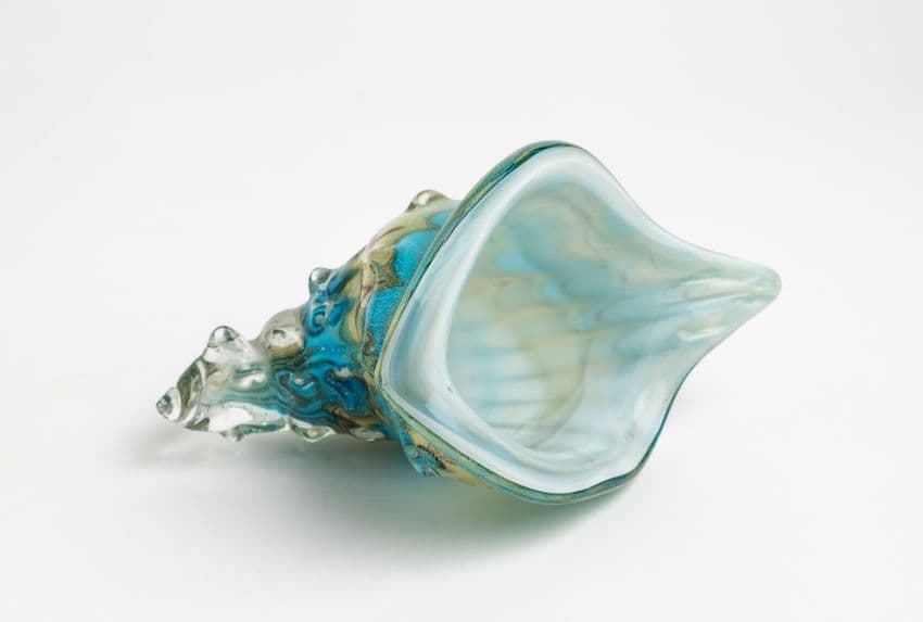 Glass seashell