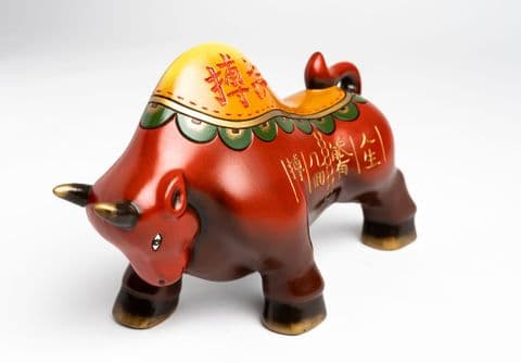 Good luck ceramic bull