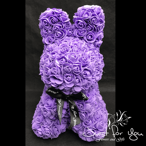Medium purple Bunny in Presentation box