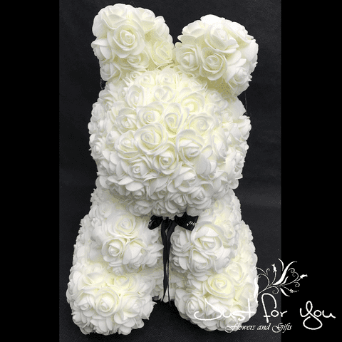 Medium white Bunny in Presentation box