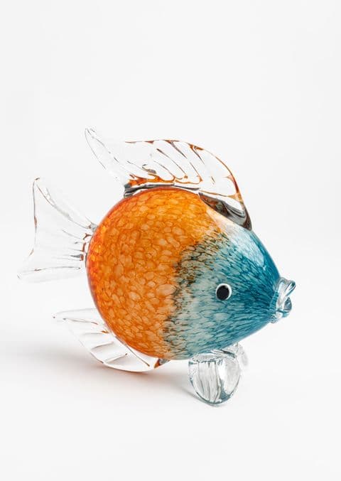 orange- blue fish