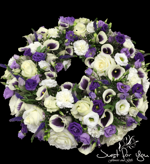 Purple wreath