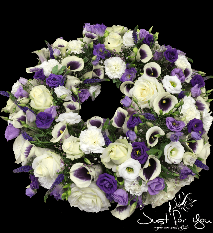 Purple wreath