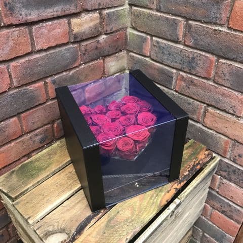 Rose heart in Black box