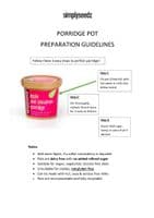Apricot & Cranberry Porridge Pot with Seeds (9 x 60g Pots)