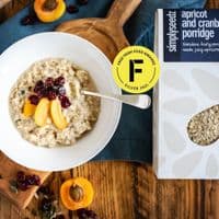 NEW Apricot & Cranberry Wildfarmed Porridge Oats with Seeds  500g  Single Pack