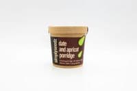 NEW Date & Apricot Jumbo Wildfarmed Oats Porridge with Seeds (9 x 60g Pots) Dairy free, Fibre rich