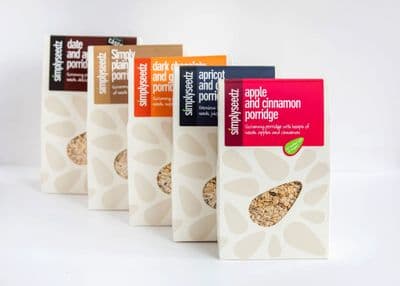 Simplyseedz Jumbo Oats with seeds 5 x 500g Retail Packs