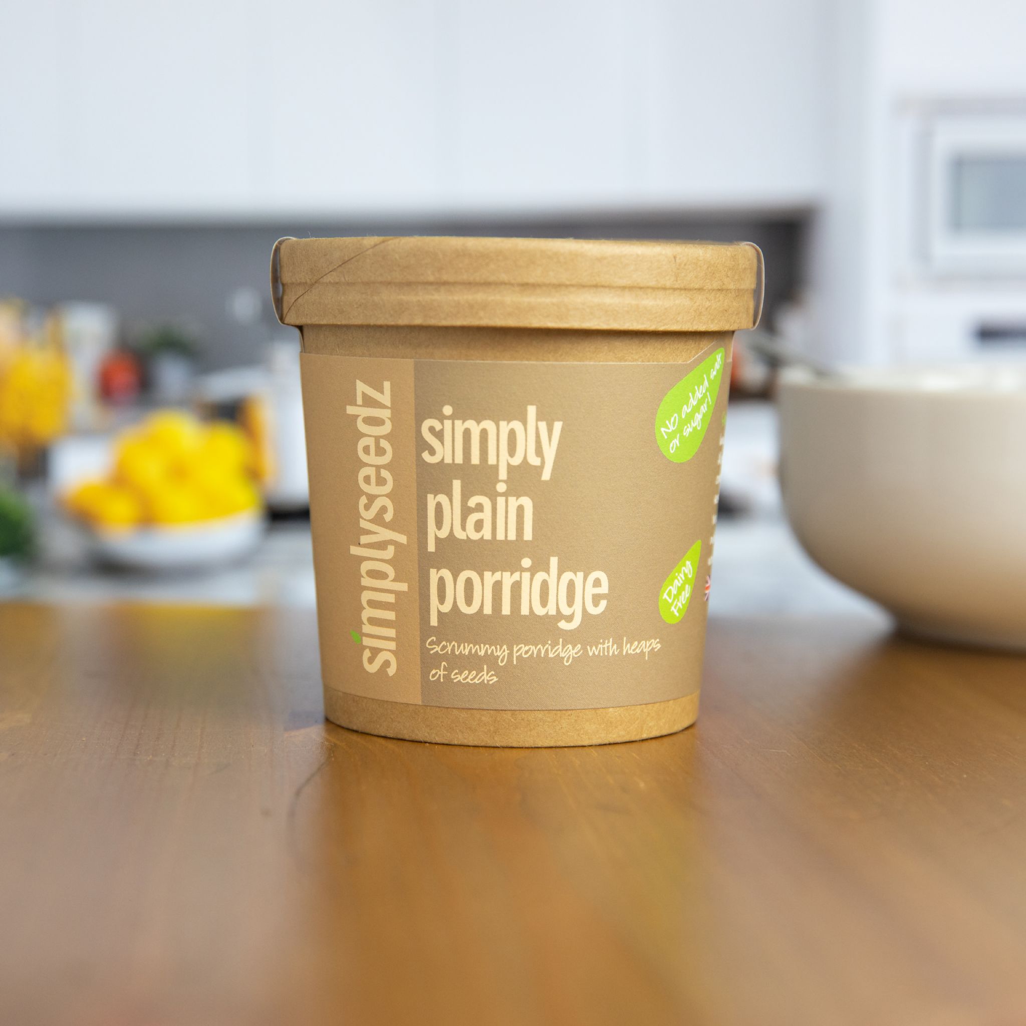 Simplyseedz Porridge Oat Pot  9 x 60g Includes Delivery