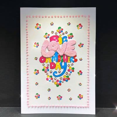 A4 Large Big LOVE on Mother's Day