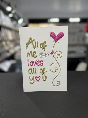 All Of Me Loves All Of You in Pink