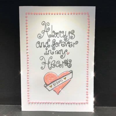 Always In My Heart: Pink or White