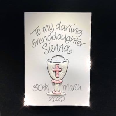 Baby in a Font; Pink or Blue