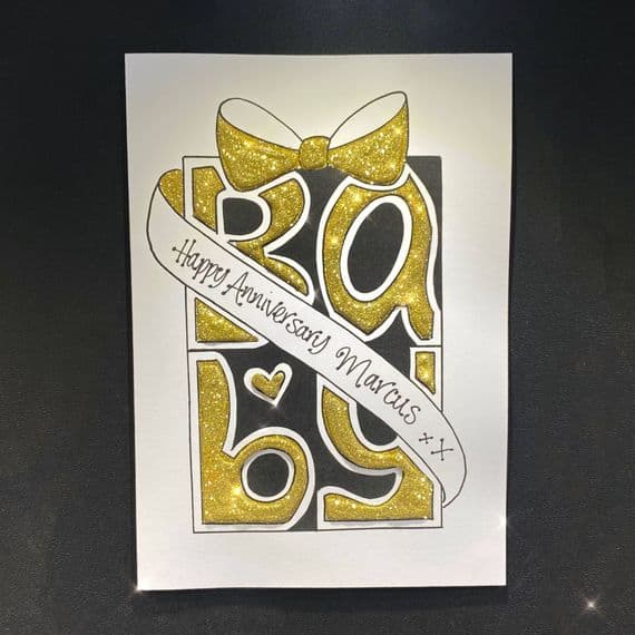 Baby with Bow: Choose  Colour