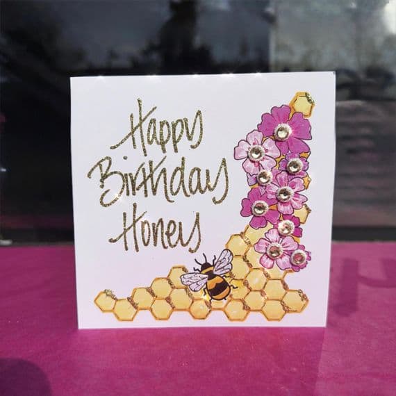 Bee on Honeycomb