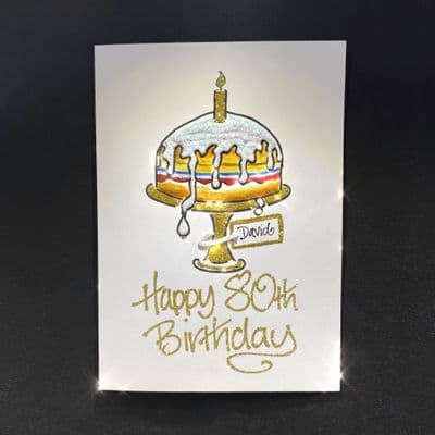 Birthday Cake on Stand