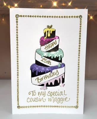 Black Frosted Cake: Pick a Colour