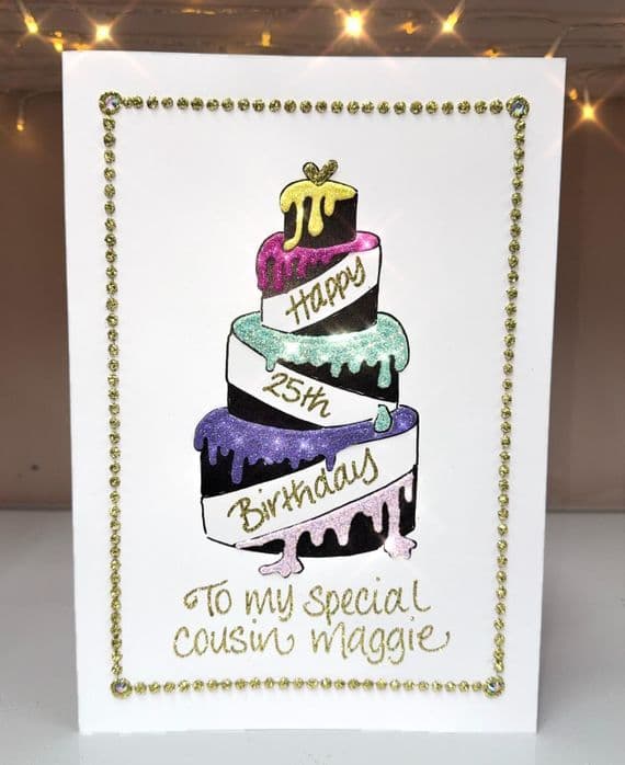 Black Frosted Cake: Pick a Colour