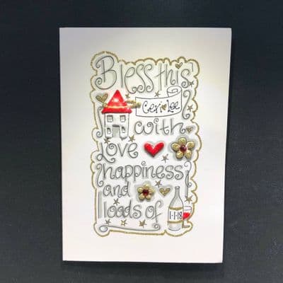 Bless This Home; Red, Pink or Purple