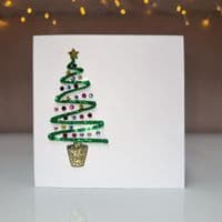 Bling Tree Christmas Card