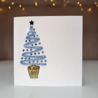Bling Tree Christmas Card