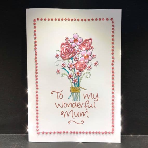 Bouquet of Flowers in Rose