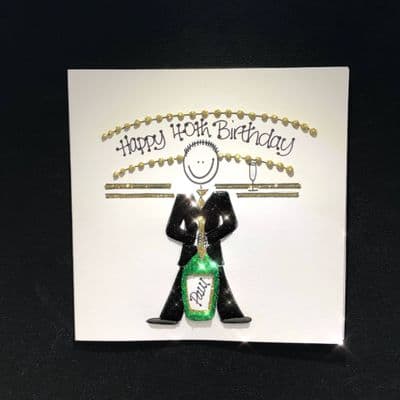 Champagne Man: Black or Blue