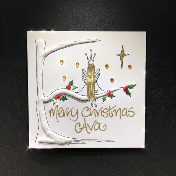 Christmas Fairy on a Branch