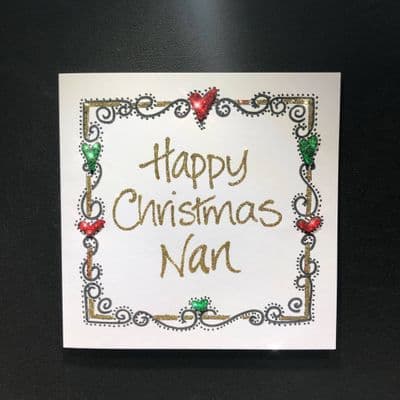 Christmas Hearts & Swirls