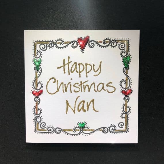 Christmas Hearts & Swirls